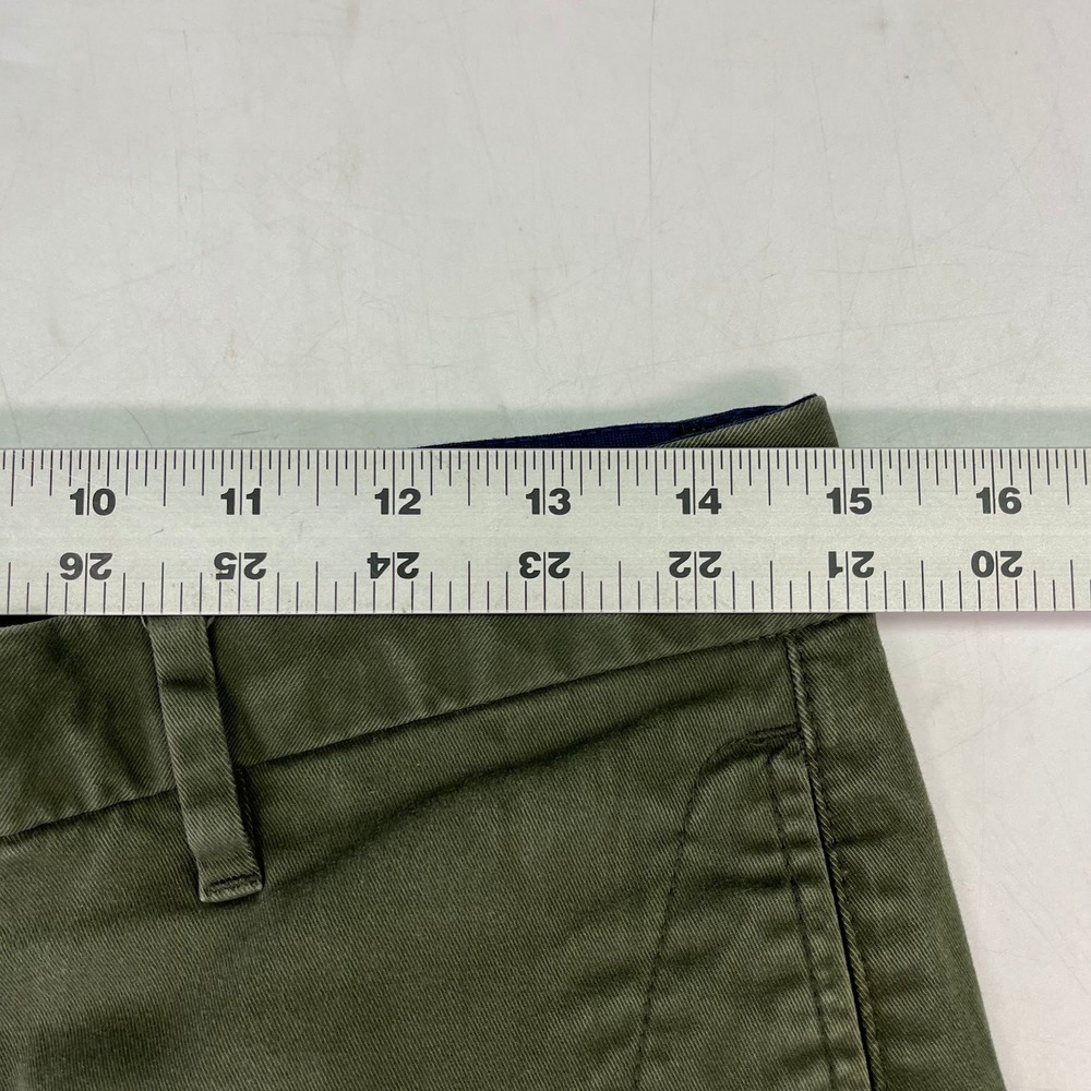 Scotch & Soda Mens Olive Green Chino Shorts Amsterdam Couture Cotton Twill - Picture 14 of 16